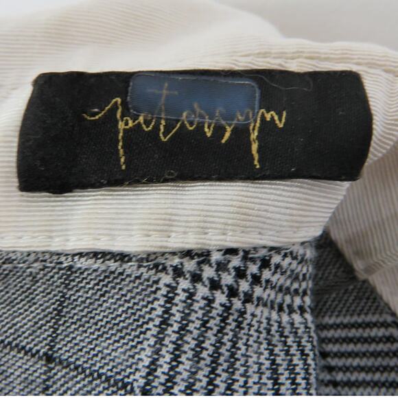 Petersyn Gray Plaid Carter Dress Long Sleeve Collared Dress Size Medium - Picture 7 of 7